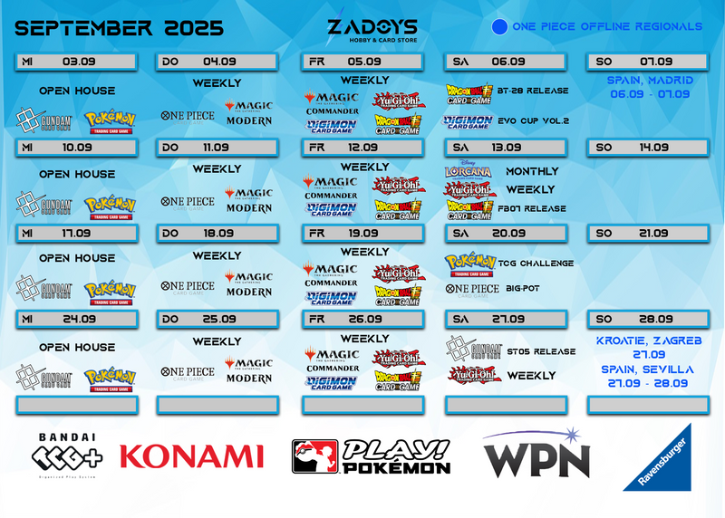 events-turniere-september-zadoys-pokemon-magic-yugioh-dragon-ball-super-digimon-one-piece-battle-spirits-saga