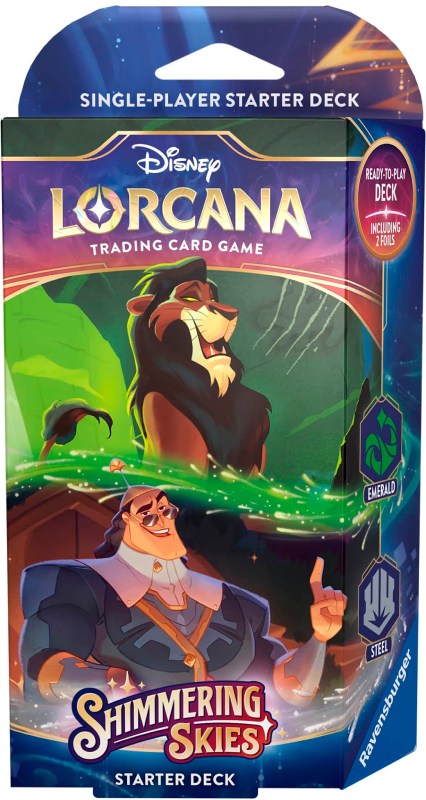 disney-lorcana-set-5-shimmering-skies-starter-deck-emerald-steel-englisch