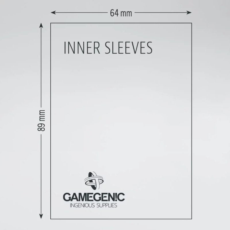       gamegenic-inner-sleeves-transparent-100-size