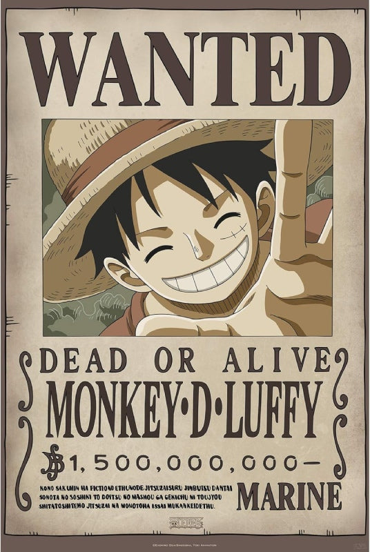 one-piece-maxi-poster-wanted-luffy