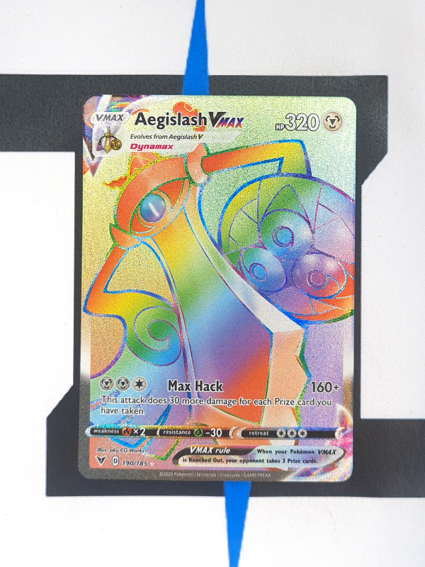 pokemon-karte-aegislash-vmax-rainbowrare-vividvoltage-190-englisch