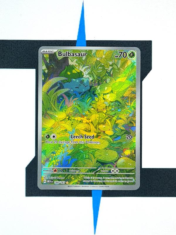 pokemon-karte-bulbasaur-alt-art-pokemon-151-166-englisch