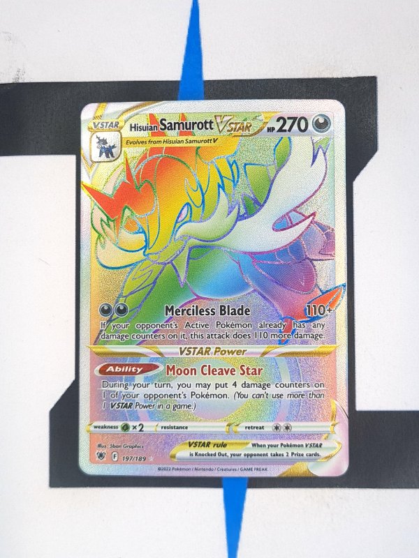     pokemon-karte-hisuian-samurott-v-star-rainbow-astral-radiance-197-englisch