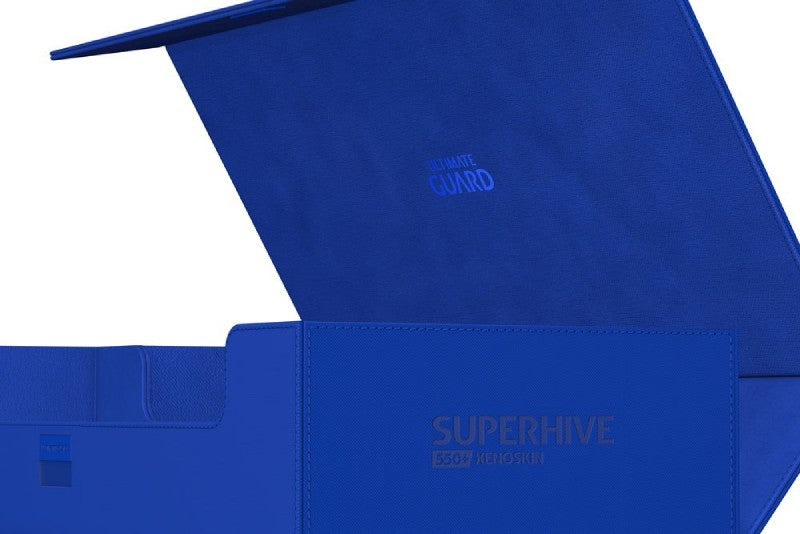 ultimate-guard-superhive-550-xenoskin-monocolor-blau-logo