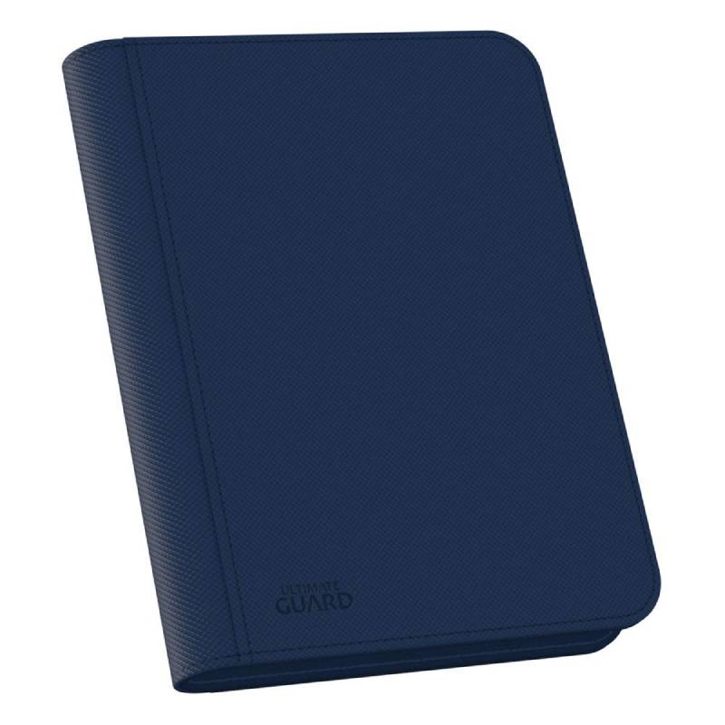 ultimate-guard-zipfolio-160-8-pocket-xenoskin-blau-vorderseite