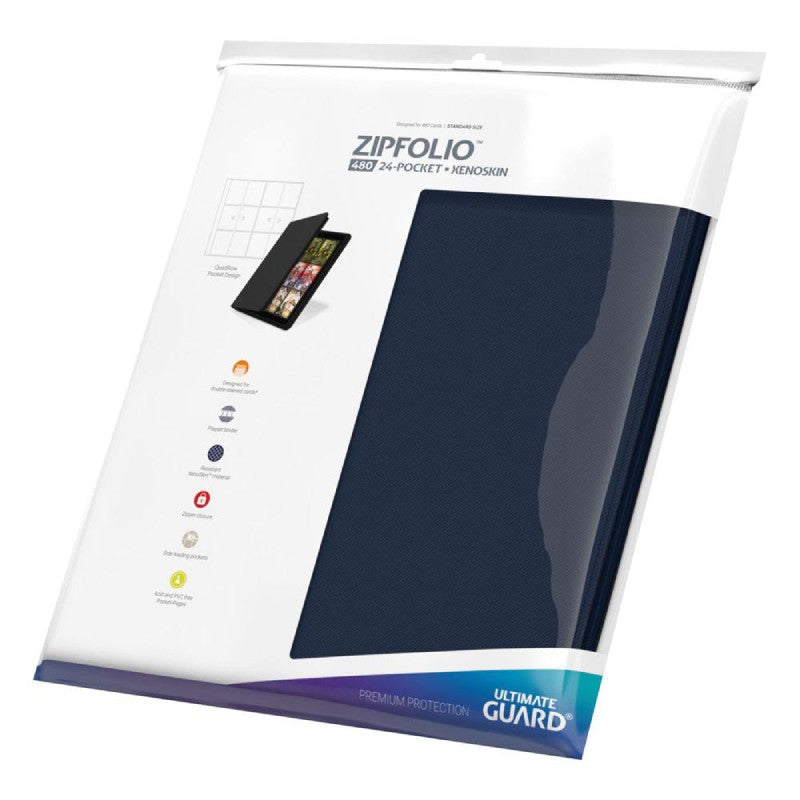 ultimate-guard-zipfolio-480-24-pocket-xenoskin-quadrow-blau-verpackung