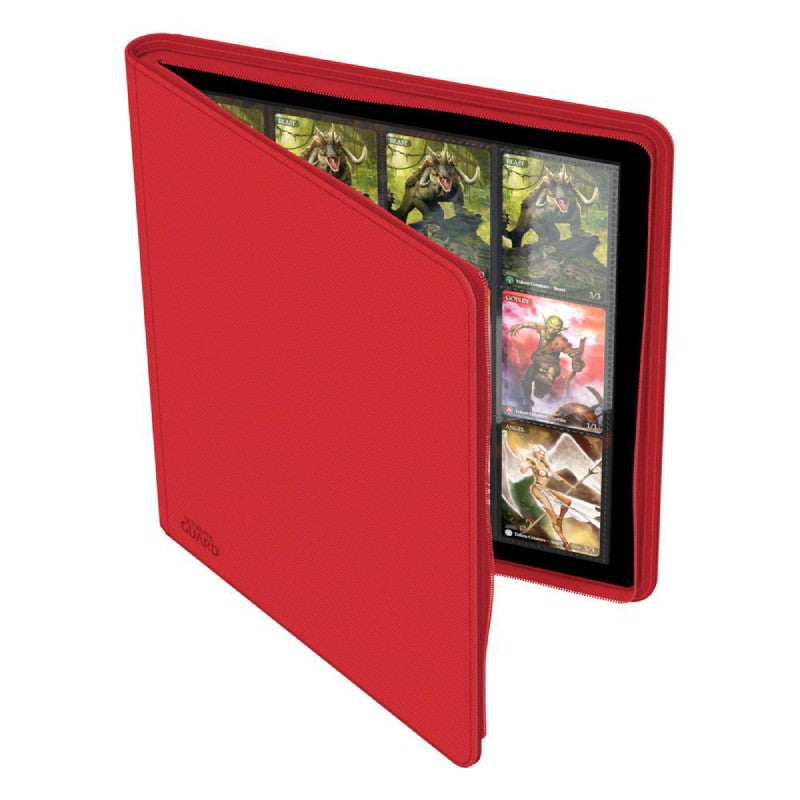 ultimate-guard-zipfolio-480-24-pocket-xenoskin-quadrow-rot-oben-offen