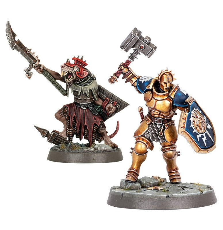 warhammer-age-of-sigmar-einsteigerleitfaden-deutsch-miniaturen-liberator-der-sturmgeschmiedeten-ewigen-und-skaven-clanratte