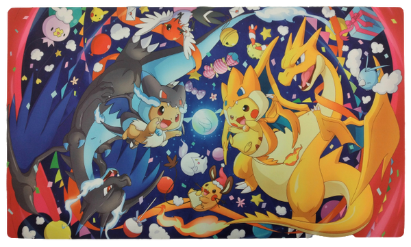 Custom Playmat Poncho Eevee & Pikachu