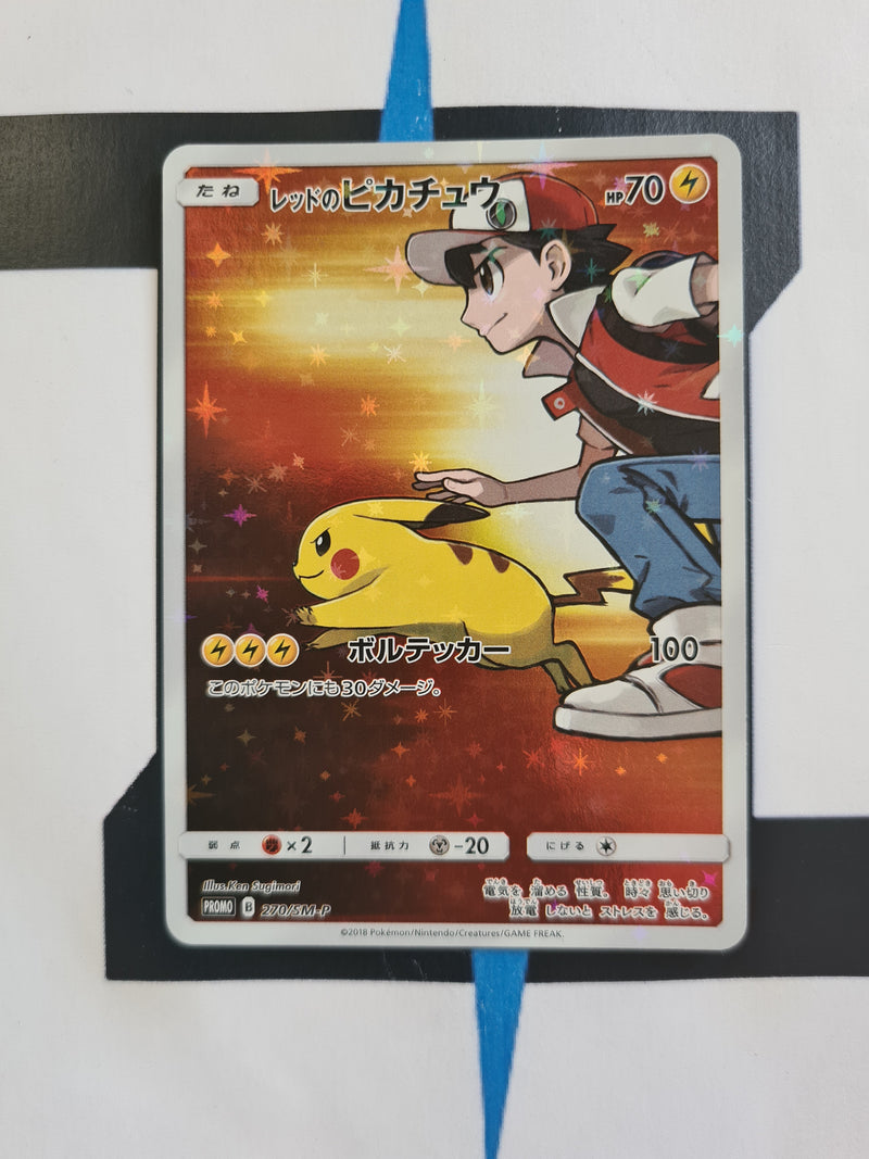 Red's Pikachu Promo SM-P 270 JP NM