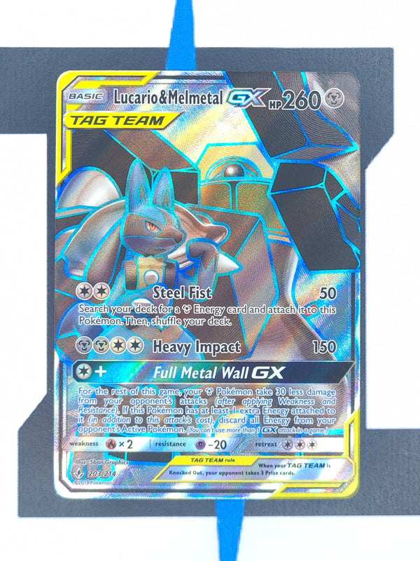 Lucario & Melmetal GX UNB203 EN NM