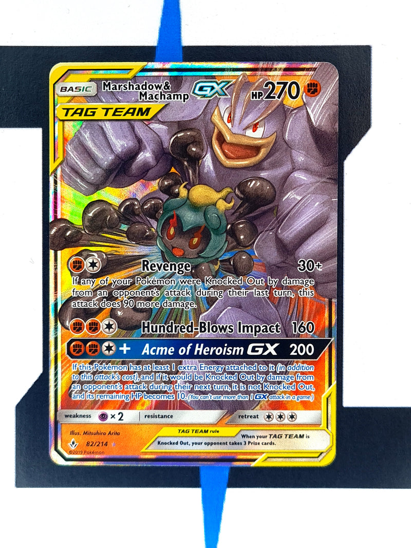 Marshadow & Machamp GX UNB82 EN NM