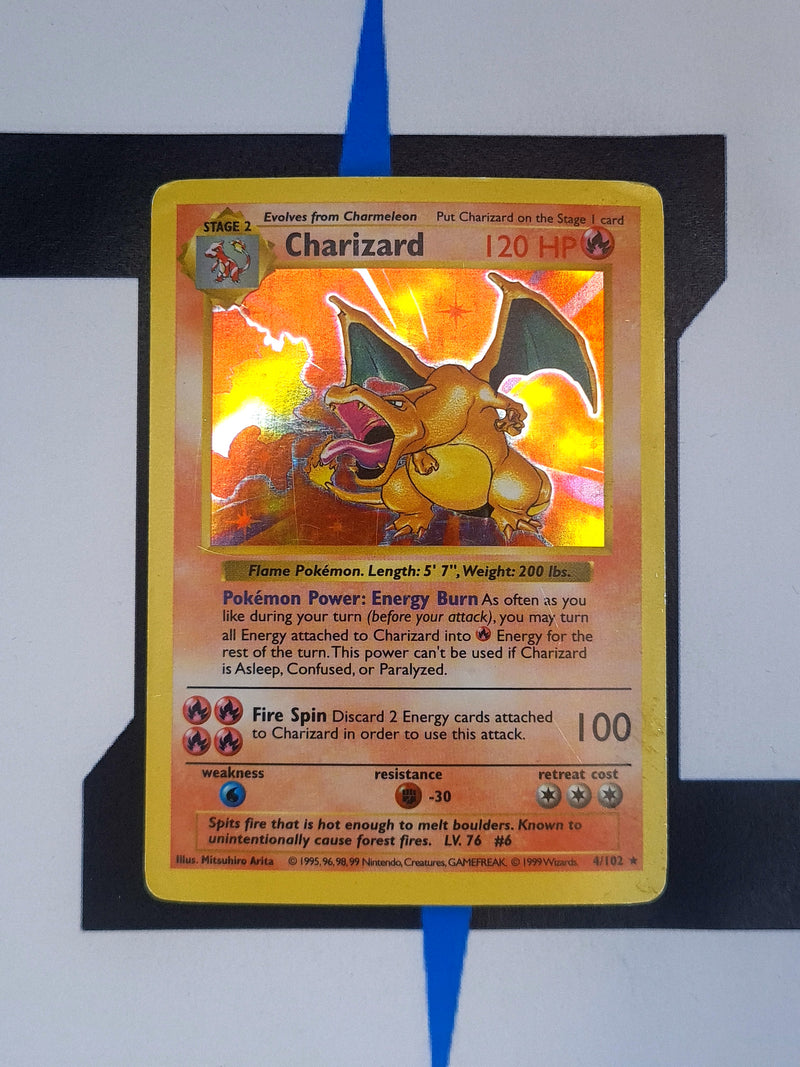 Charizard BS4 Shadowless EN LP