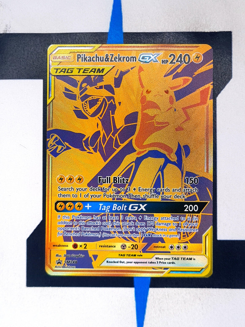 Pikachu & Zekrom GX SM248 EN NM