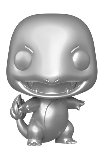 Pokemon POP! Games Vinyl Figur Glumanda Silver