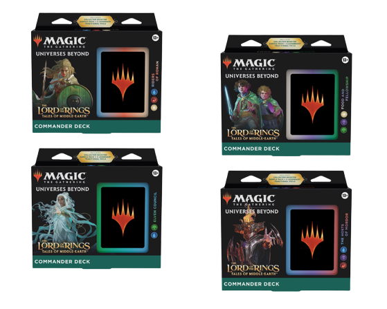 The Lord of the Rings: Tales of Middle-Earth Commander Deck Set (4 Decks) EN