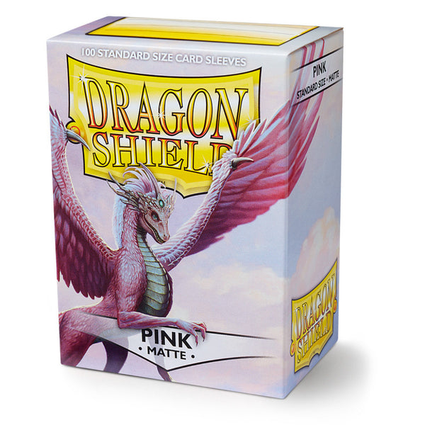 Dragon Shield Standard Sleeves - Matte Pink (100 Sleeves)